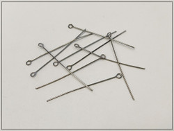 Korupiikit 50 mm Ø 0.7 mm, silmukalla, tumma teräs, 10 kpl