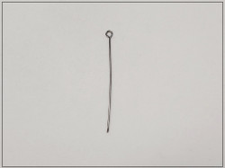 Korupiikit 50 mm Ø 0.7 mm, silmukalla, tumma teräs, 10 kpl