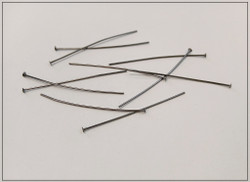 Korupiikit 50 mm Ø 0.8 mm, tasapää, tumma teräs, 10 kpl