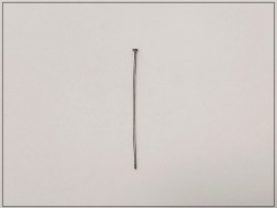 Korupiikit 50 mm Ø 0.8 mm, tasapää, tumma teräs, 10 kpl