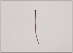 Korupiikit 60 mm, Ø 0.8 mm pallopää, antiikkipronssi, 10 kpl