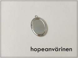 Korupohja ovaali 30 x 20 mm, riipus, eri värejä