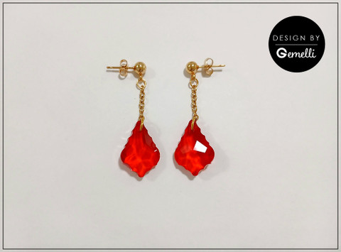 Korvakorut, Herttuatar, punainen + kullanvärinen