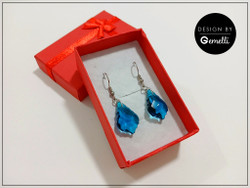 Korvakorut, Kreivitär, tumma turkoosi + teräsväri