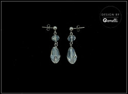 Korvakorut, Kristiina, kirkas + teräsväri