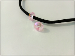 Kristallilasihelmi, 14 x 9 mm, Light Amethyst AB