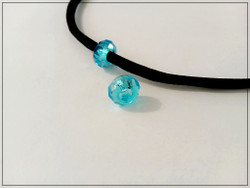 Kristallilasihelmi, 14 x 9 mm, Turquoise AB