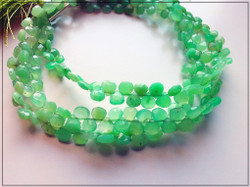 Krysopraasi (Australian) 5-6 mm fasetoitu pisarabrioletti