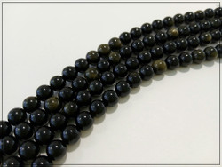 Kultaobsidiaani, pyöreä Ø 8 mm