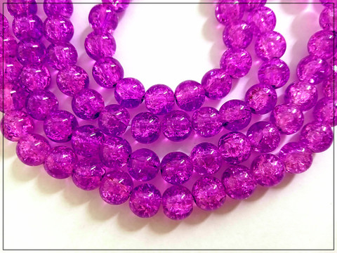 Särölasihelmi Ø 10 mm, lila