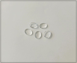 Lasikapussi 10 x 8 mm, ovaali, kirkas