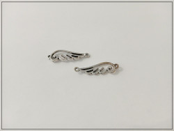 Linkki, siipi, antiikkihopeoitu