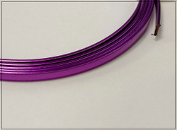 Litteä kuparilanka 3 mm, 1 metri, purppura