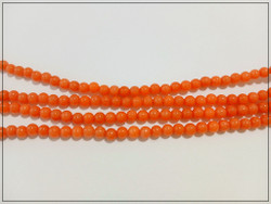 Mashan Jade, Ø 4 mm, oranssi, nauha