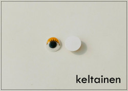 Muovisilmät 10 mm, liimattavat, eri värejä, pari