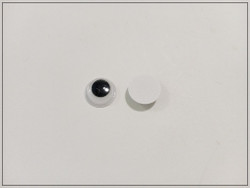 Muovisilmät 12 mm, liimattavat, pari