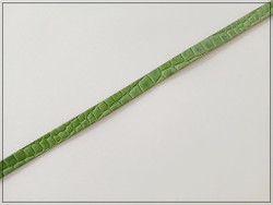Nahkanauha, 10 x 2 mm, kroko, vihreä