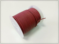 Nahkanauha pyöreä Ø 2 mm, purppura, metri