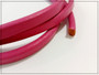 Nahkanauha Regaliz®, 10 x 7 mm, sileä, fuchsia