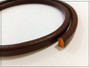 Nahkanauha Regaliz®, 10 x 7 mm, sileä, ruskea
