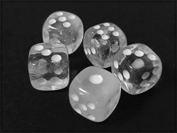 Kivinoppa 15 x 15 x 15 mm, vuorikristalli