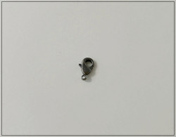 Papukaijalukko 12 mm, musta teräsväri