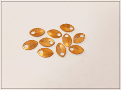 Pronssihela mini, 12 x 7.5 mm, 10 kpl