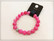 Rannekoru Jade Ø 10 mm, pinkki, 16 cm