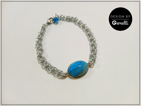 Rannekoru, muinaisketju ja Akaatti-kapussi, turkoosi