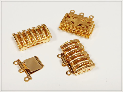 Kullattu rasialukko, 3-rivinen, 19.5 x 12 mm