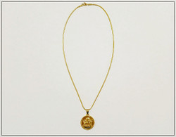 Riipuskoru, Enkeli, kullanvärinen, ruostumaton teräs