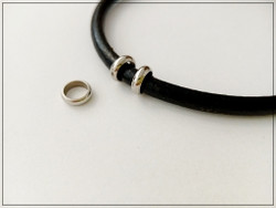 Rondellihelmi Ø 5 mm nauhalle, ruostumaton teräs