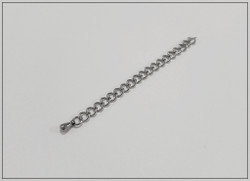 Jatkoketju 6.5 cm, ruostumaton teräs