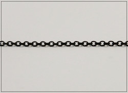 Kaapeliketju RST, musta, lenkit 3x2.4 mm, ½ metriä