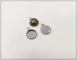 Korupohja pyöreä Ø 12 mm kapussille, ruostumaton teräs