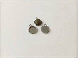 Korupohja pyöreä Ø 12 mm kapussille, ruostumaton teräs