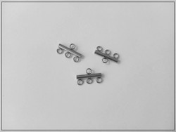 Korulinkki, 3-rivinen 9 x 15 mm, ruostumaton teräs