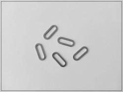 Korulinkki, ovaali 16 x 6.5 mm, ruostumaton teräs