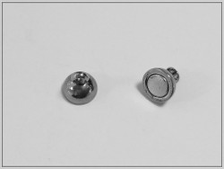 Magneettilukko Ø 6 mm pallo, ruostumaton teräs