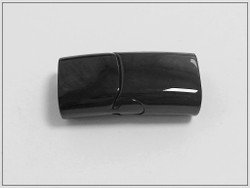 Magneettilukko 10 x 7 mm, musta, ruostumaton teräs