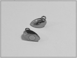 Magneettilukko 11 x 17 mm sydän, ruostumaton teräs