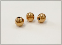 Metallihelmi Ø 10 mm, ruostumaton teräs, ruusukullanvärinen