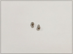 Metalliriipus helmi 7.5 x 5 mm, ruostumaton teräs