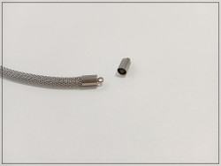 Nauhanpäät 10 x 5 mm, ruostumaton teräs, pari