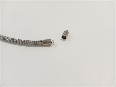 Nauhanpäät 10 x 5 mm, ruostumaton teräs, pari
