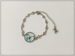 Ranneketju sydän, 15-22 cm, Ø 16 mm kapussipohjalla, ruostumaton teräs