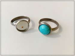 Korupohja sormuspohja Ø 10 mm, säädettävä, ruostumaton teräs