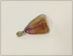 Ametriini, uniikki kiviriipus .925 riipuspidikkeellä