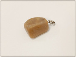 Kuukivi, uniikki kiviriipus .925 pidikkeellä