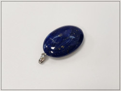 Lapis Lazuli A-laatu, uniikki kiviriipus .925 pidikkeellä